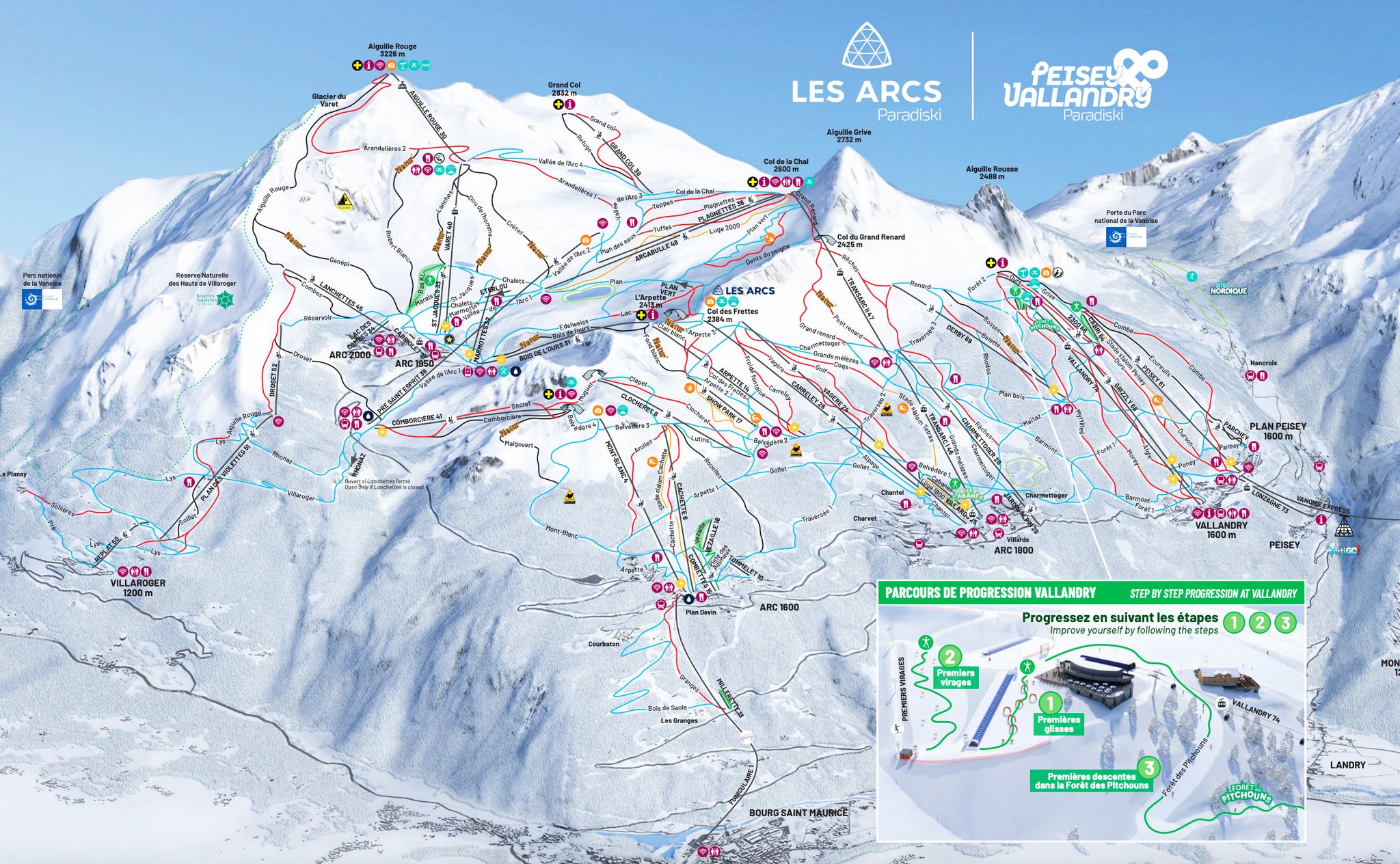 Skiferie i Les Arcs - Paradiski skiområde